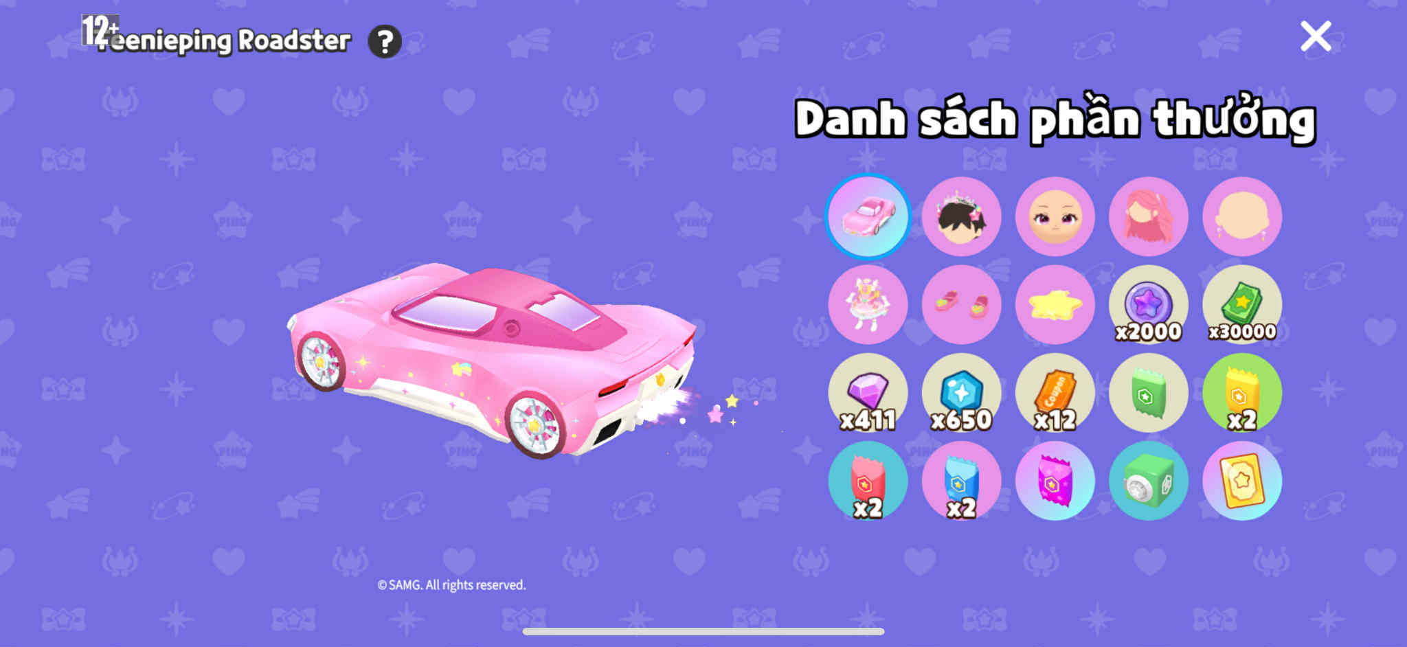 600KC - 500K TIỀN SAO